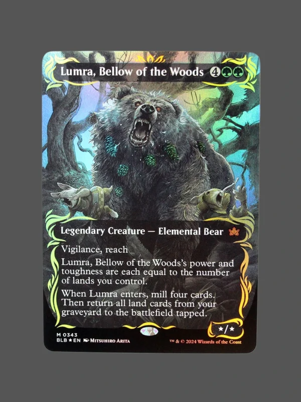 Lumra, Bellow of the Woods Foil MTG Proxy | Bloomburrow