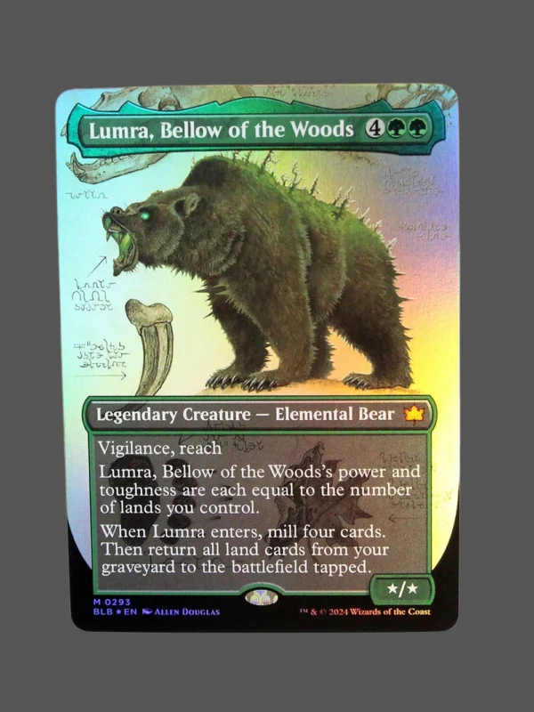 Lumra, Bellow of the Woods Foil MTG Proxy | Bloomburrow