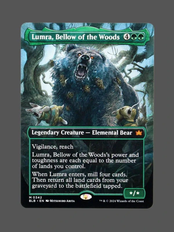 Lumra, Bellow of the Woods Holo MTG Proxy | Blooming Season