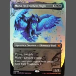 Maha, Its Feathers Night Foil MTG Proxy | The Lost Caverns of Ixalan
