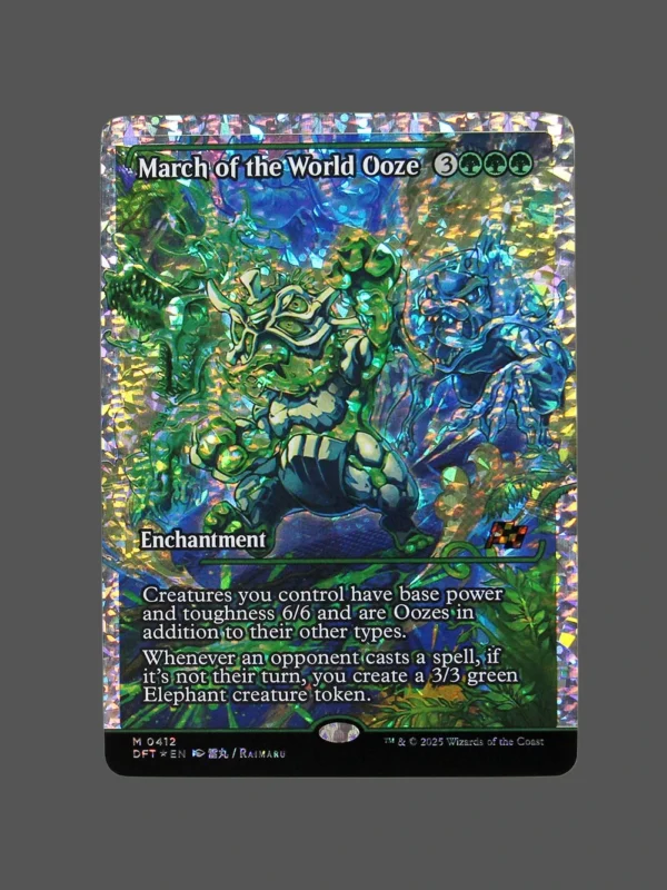 March of the World Ooze Fracture Foil MTG Proxy | DFC