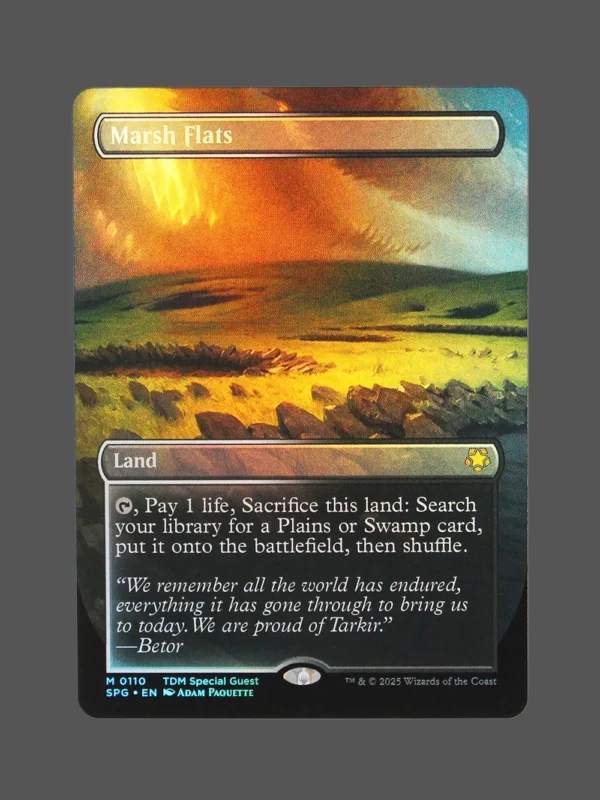 Marsh Flats Foil MTG Proxy | TDM Special Guest