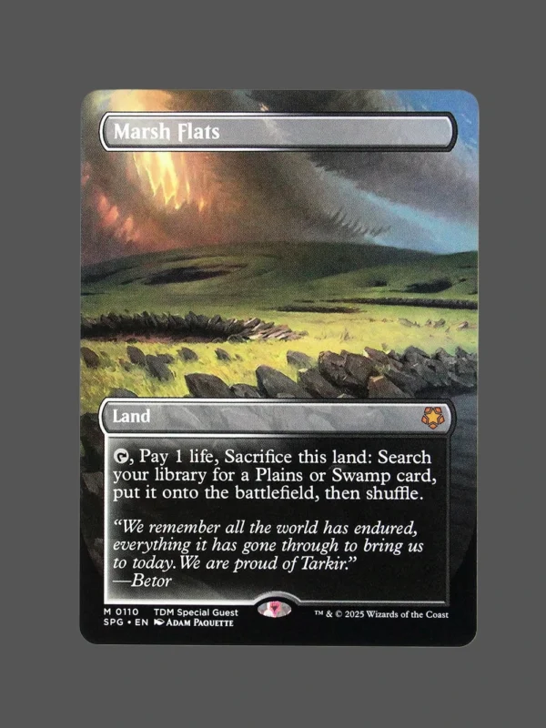 Marsh Flats Holo MTG Proxy | TDM Special Guest