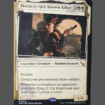 Massacre Girl, Known Killer Holo MTG Proxy | Murders at Karlov Manor