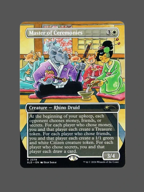 Master of Ceremonies Holo MTG Proxy | Streets of New Capenna