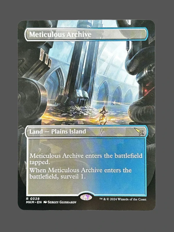 Meticulous Archive Holo MTG Proxy | March of the Machine