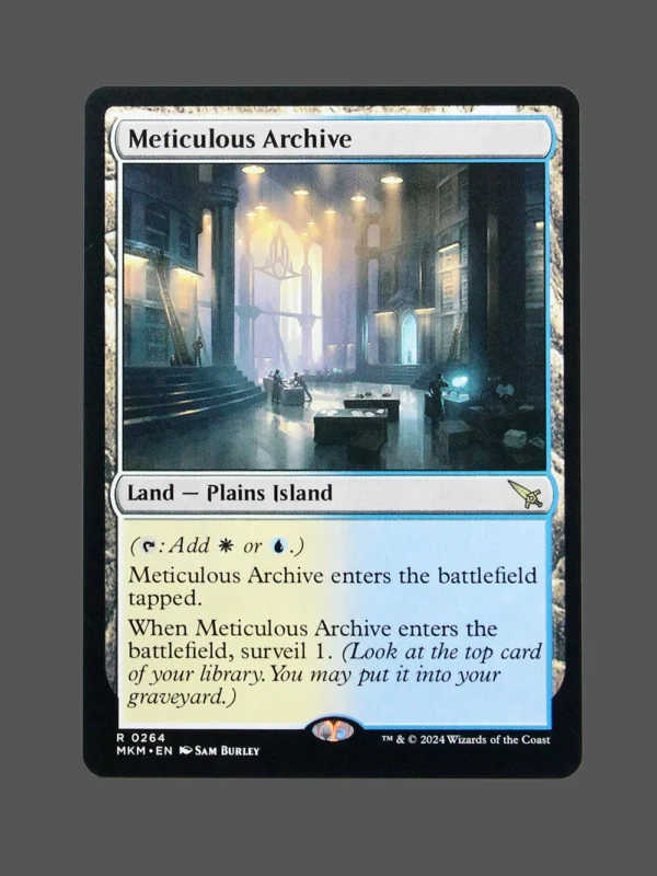Meticulous Archive Holo MTG Proxy | March of the Machine