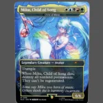 Miku, Child of Song Holo MTG Proxy | Streets of New Capenna