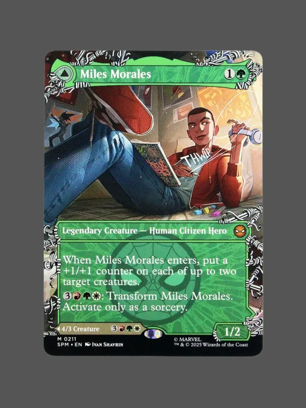 Miles Morales Holo MTG Proxy | Spider-Man: Into the Spider-Verse