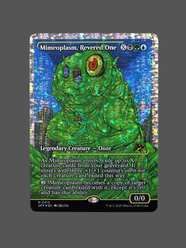 Mimeoplasm, Revered One Fracture Foil MTG Proxy | DFT