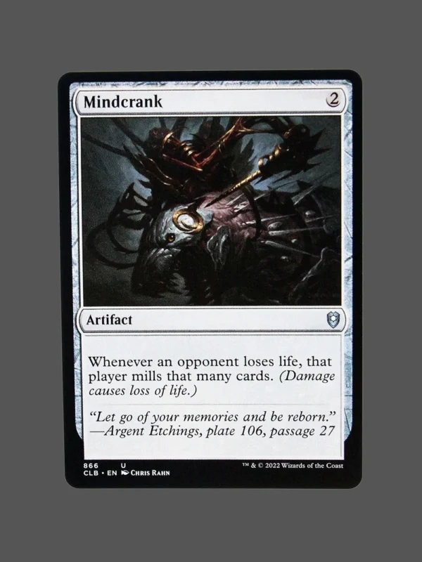 Mindcrank Regular MTG Proxy | Commander Legends: Battle for Baldur's Gate
