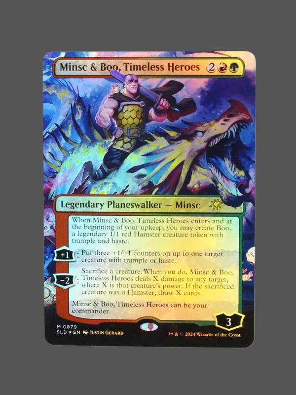 Minsc & Boo, Timeless Heroes Foil MTG Proxy | Secret Lair Drop
