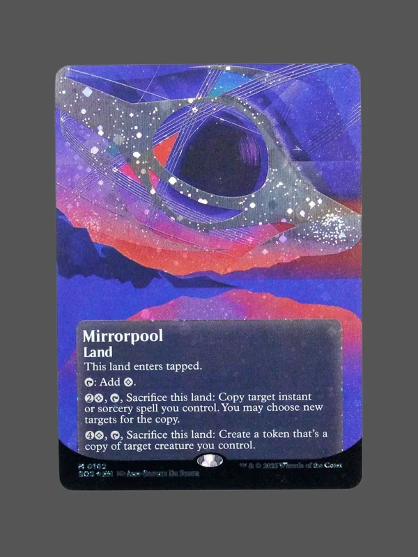 Mirrorpool Galaxy Foil MTG Proxy | The Lost Caverns of Ixalan