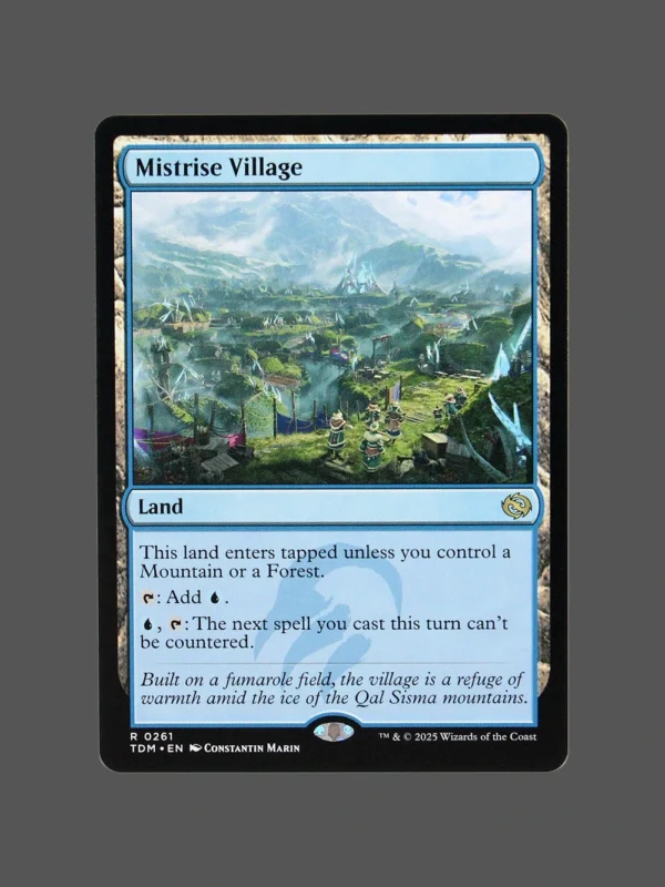 Mistrise Village Holo MTG Proxy | The Dromoka's March