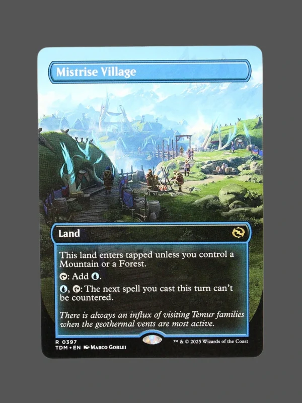 Mistrise Village Holo MTG Proxy | The Lost Caverns of Ixalan