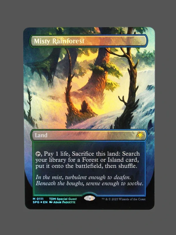 Misty Rainforest Foil MTG Proxy | TDM Special Guest