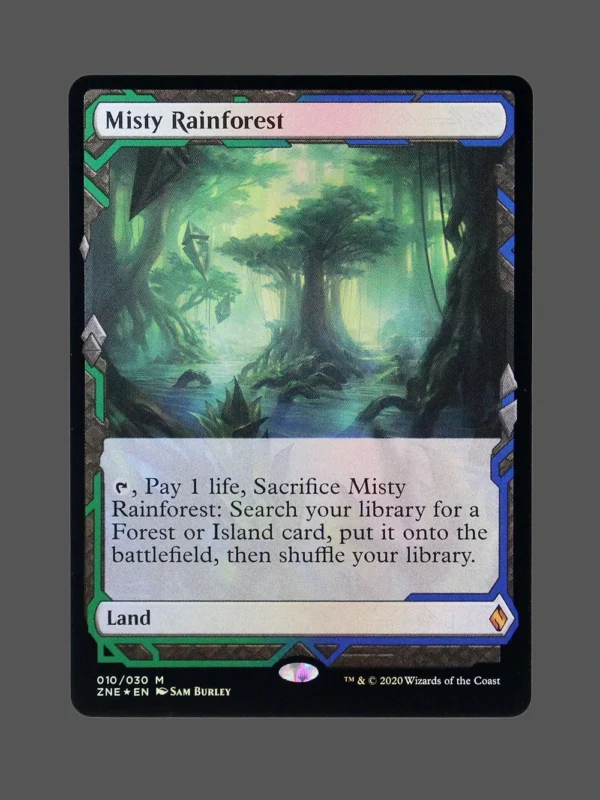 Misty Rainforest Foil MTG Proxy | Zendikar Rising