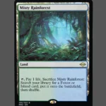 Misty Rainforest Holo MTG Proxy | Magic 2015