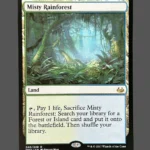 Misty Rainforest Holo MTG Proxy | Magic 2015