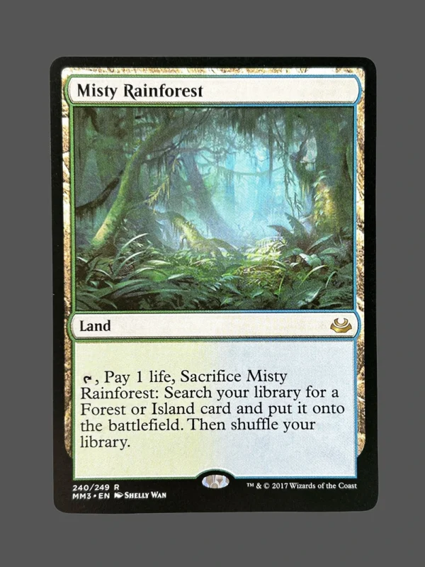Misty Rainforest Holo MTG Proxy | Magic 2015