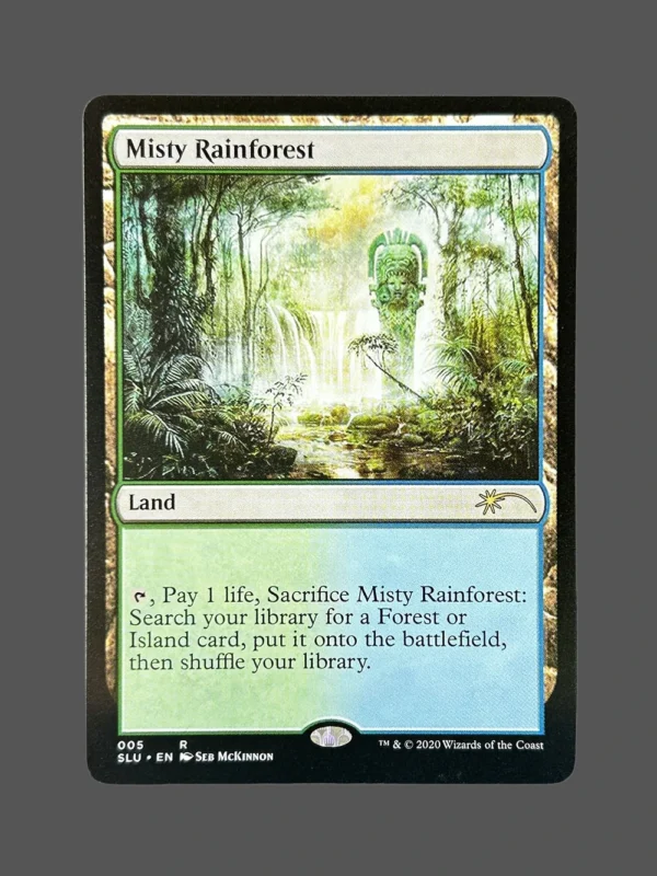 Misty Rainforest Holo MTG Proxy | Secret Lairs