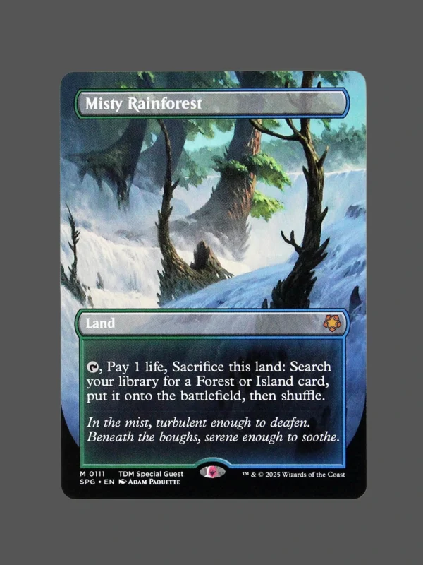 Misty Rainforest Holo MTG Proxy | TDM Special Guest