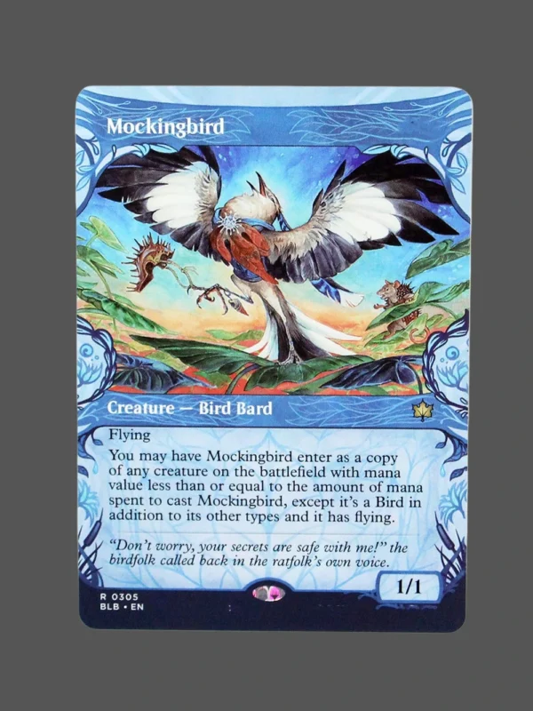 Mockingbird Holo MTG Proxy | Bloomburrow