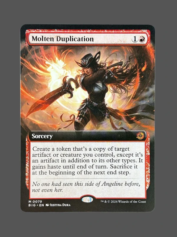 Molten Duplication Holo MTG Proxy | Murders at Karlov Manor