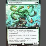 Mossborn Hydra Holo MTG Proxy | Frogs of the Hidden Stream
