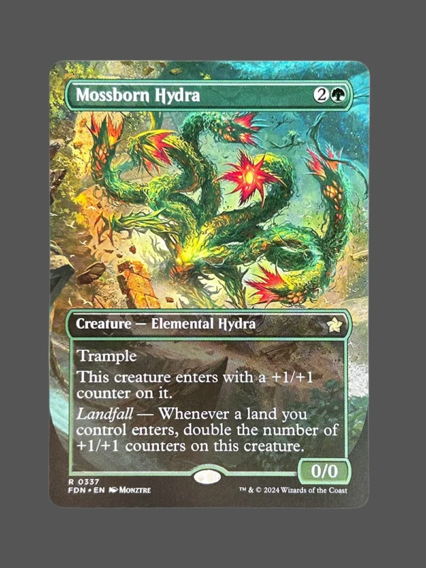 Mossborn Hydra Holo MTG Proxy | Frogs of Yavimaya