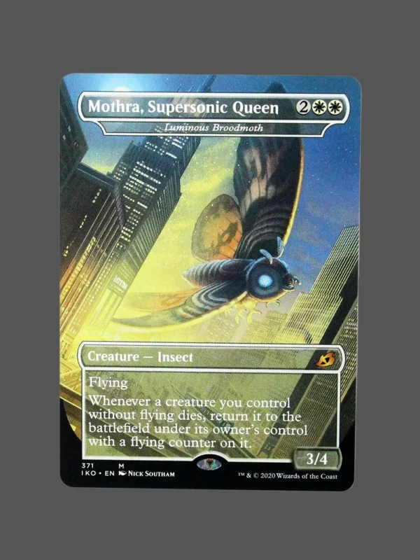 Mothra, Supersonic Queen Holo MTG Proxy | Ikoria: Lair of Behemoths