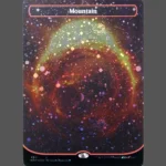 Mountain Galaxy Foil MTG Proxy | Unfinity