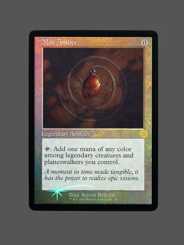 Mox Amber Foil MTG Proxy | The Lost Caverns of Ixalan