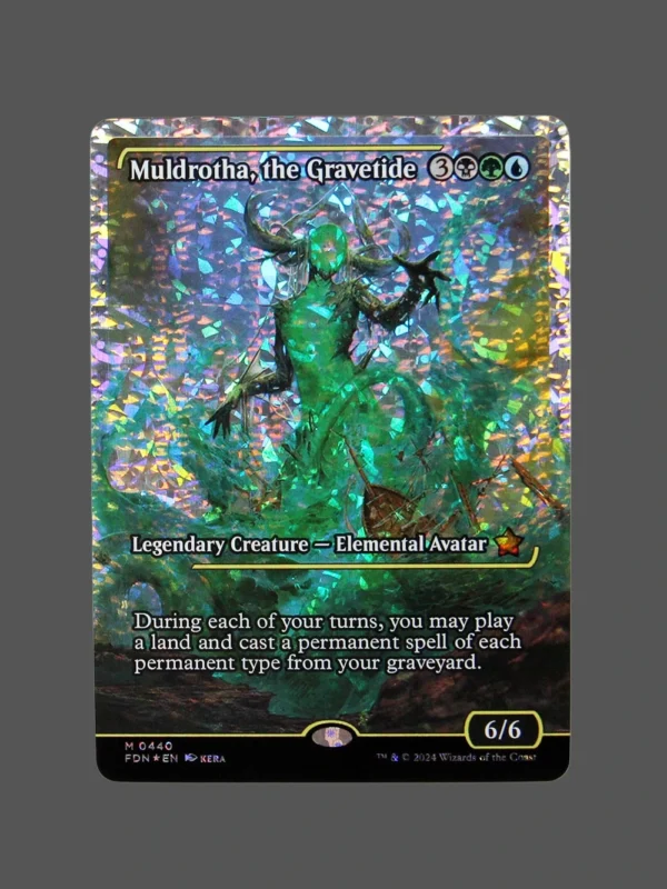 Muldrotha, the Gravetide Fracture Foil MTG Proxy | Foundations
