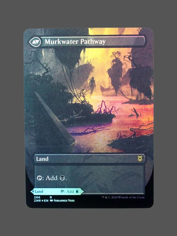 Murkwater Pathway Foil MTG Proxy | Zendikar Rising
