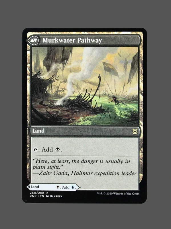 Murkwater Pathway Holo MTG Proxy | Zendikar Rising