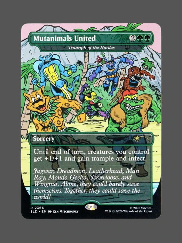 Mutanimals United Holo MTG Proxy | Triumph of the Hordes