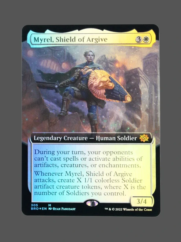 Myrel, Shield of Argive Foil MTG Proxy | Brothers' War