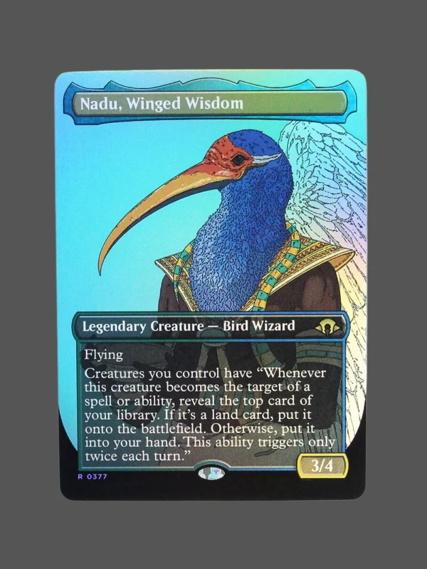 Nadu, Winged Wisdom Foil MTG Proxy | Ravnica Allegiance