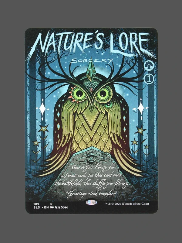 Nature's Lore Holo MTG Proxy | Secret Lair