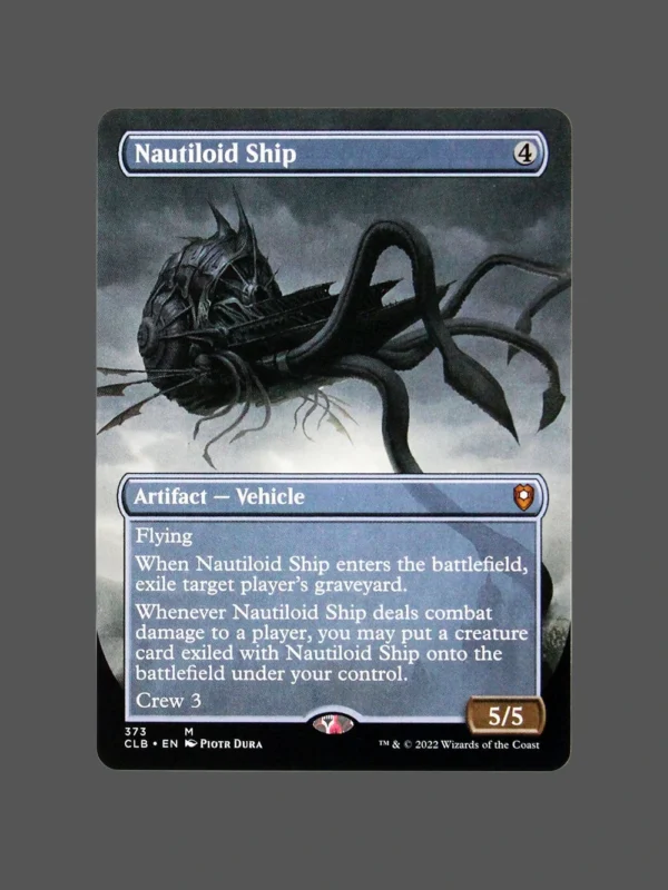 Nautiloid Ship Holo MTG Proxy | Commander Legends: Battle for Baldur's Gate