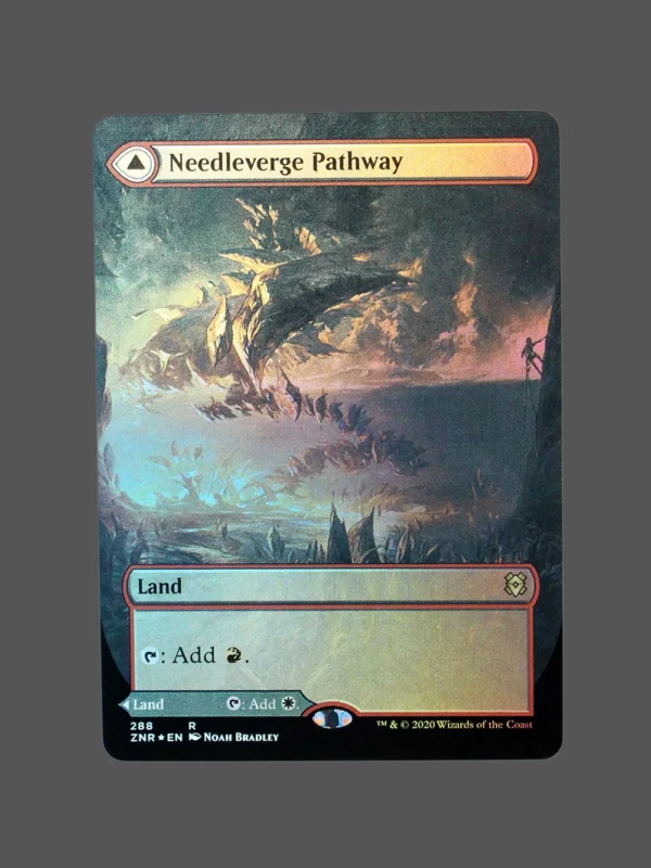 Needleverge Pathway Foil MTG Proxy | Zendikar Rising