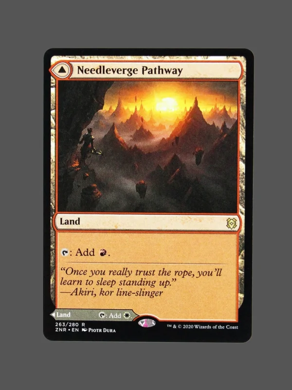 Needleverge Pathway Holo MTG Proxy | Zendikar Rising