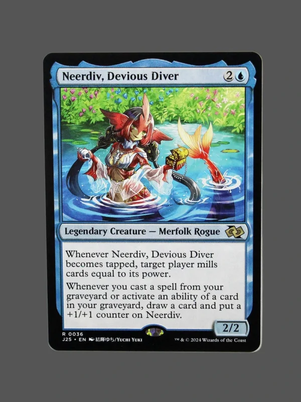 Neerdiv, Devious Diver Holo MTG Proxy | Jumpstart 2025