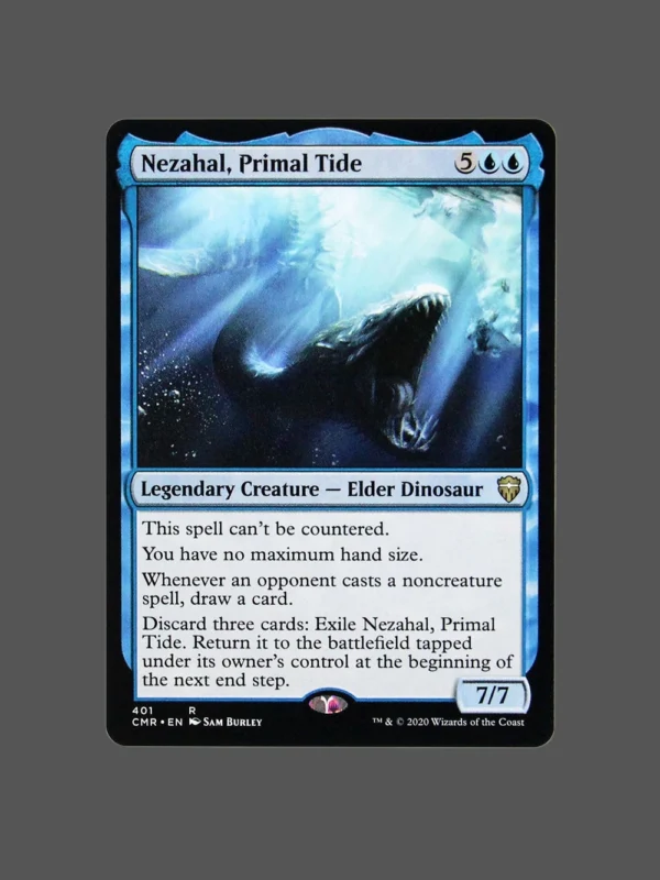 Nezahal, Primal Tide Holo MTG Proxy | Core Set 2021