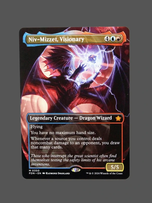 Niv-Mizzet, Visionary Holo MTG Proxy | Foundations