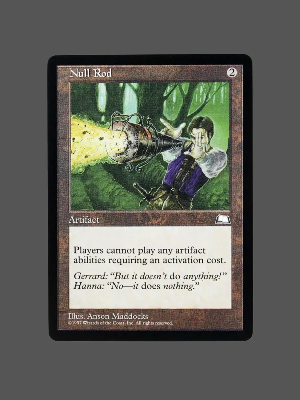 Null Rod Regular MTG Proxy | Fallen Empires
