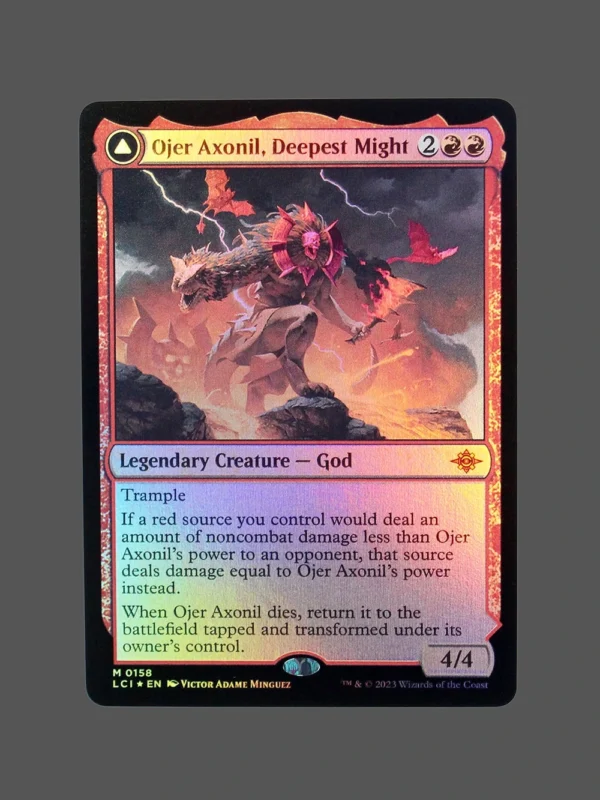 Ojer Axonil, Deepest Might Foil MTG Proxy | Lost Caverns of Ixalan