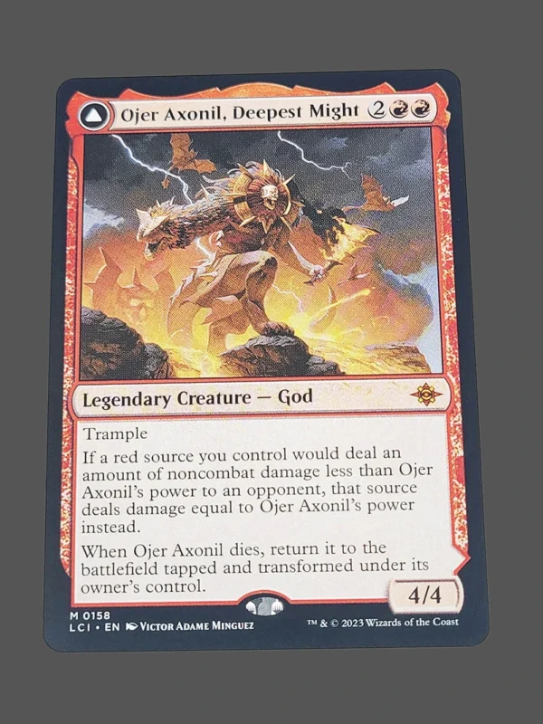 Ojer Axonil, Deepest Might Holo MTG Proxy | Lost Caverns of Ixalan
