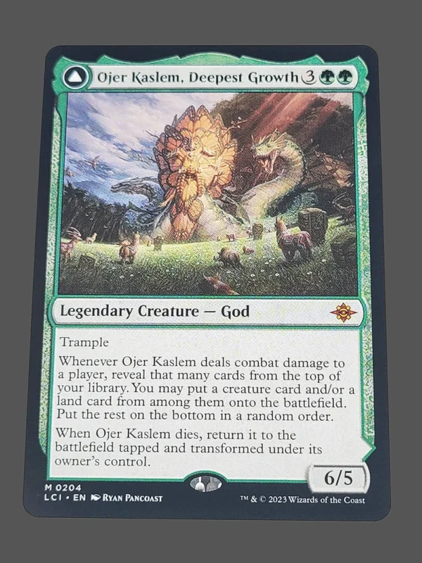 Ojer Kaslem, Deepest Growth Holo MTG Proxy | Lost Caverns of Ixalan